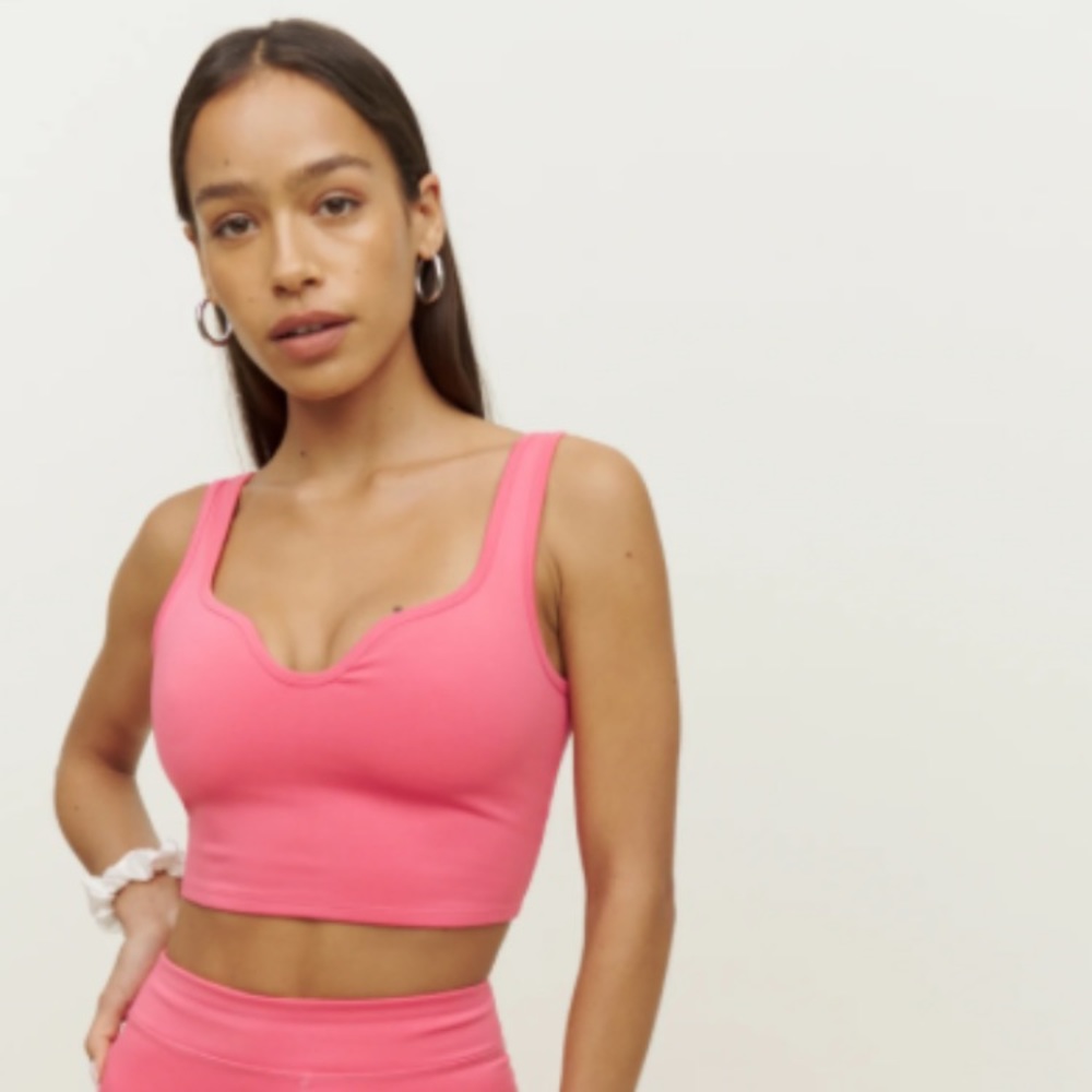 Size XS reformation caserta ecomove tank in snapdragon